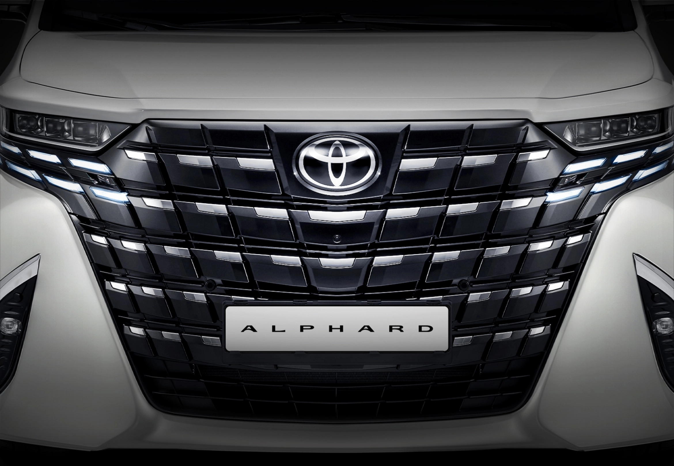 블랙 글로시 메시 그릴